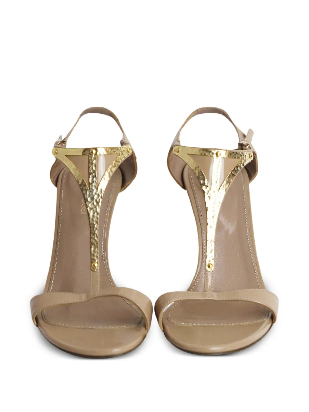 Brown Heeled Sandals