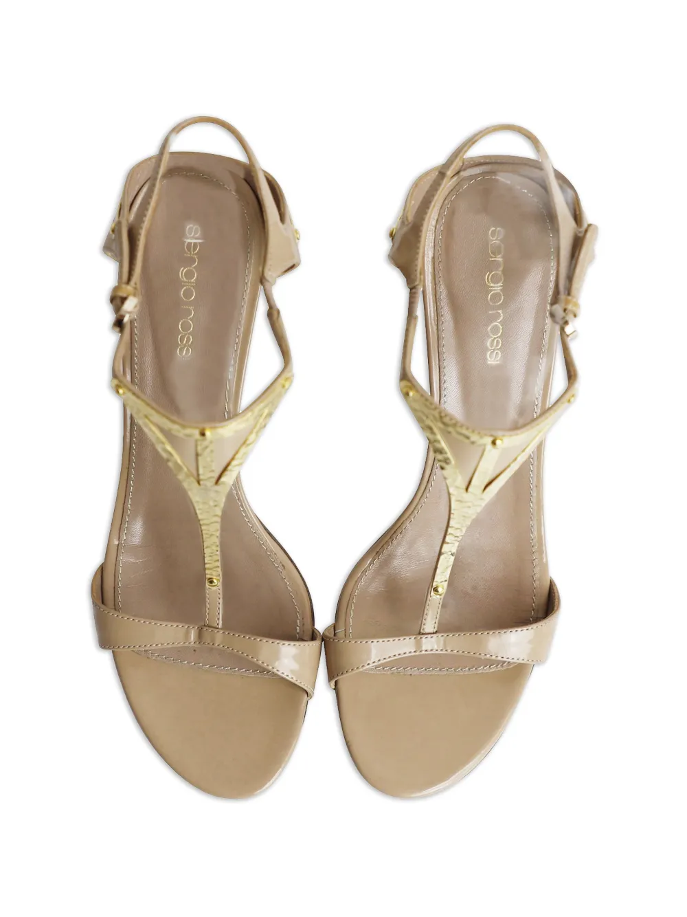 Brown Heeled Sandals