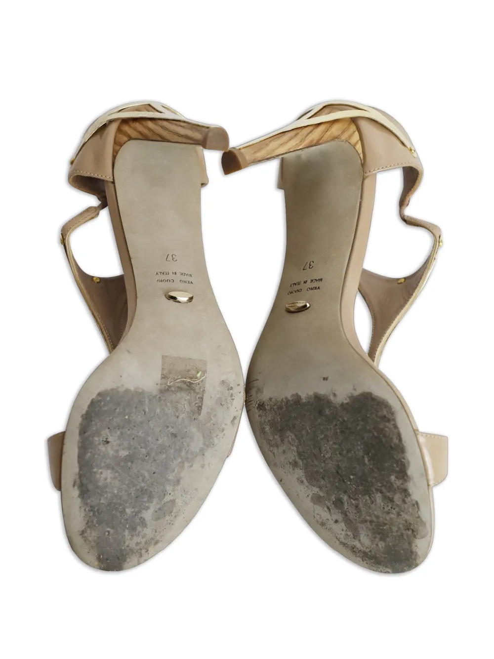 Brown Heeled Sandals