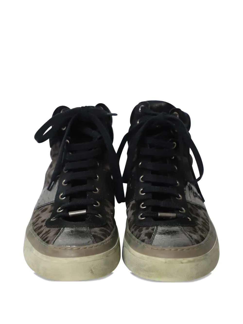 Belgravia Leopard-Print Lace-Up Sneakers