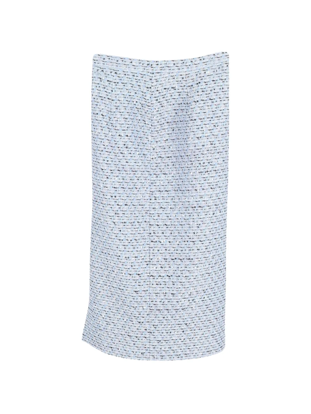 Alessandra Rich cotton midi skirt - Blu