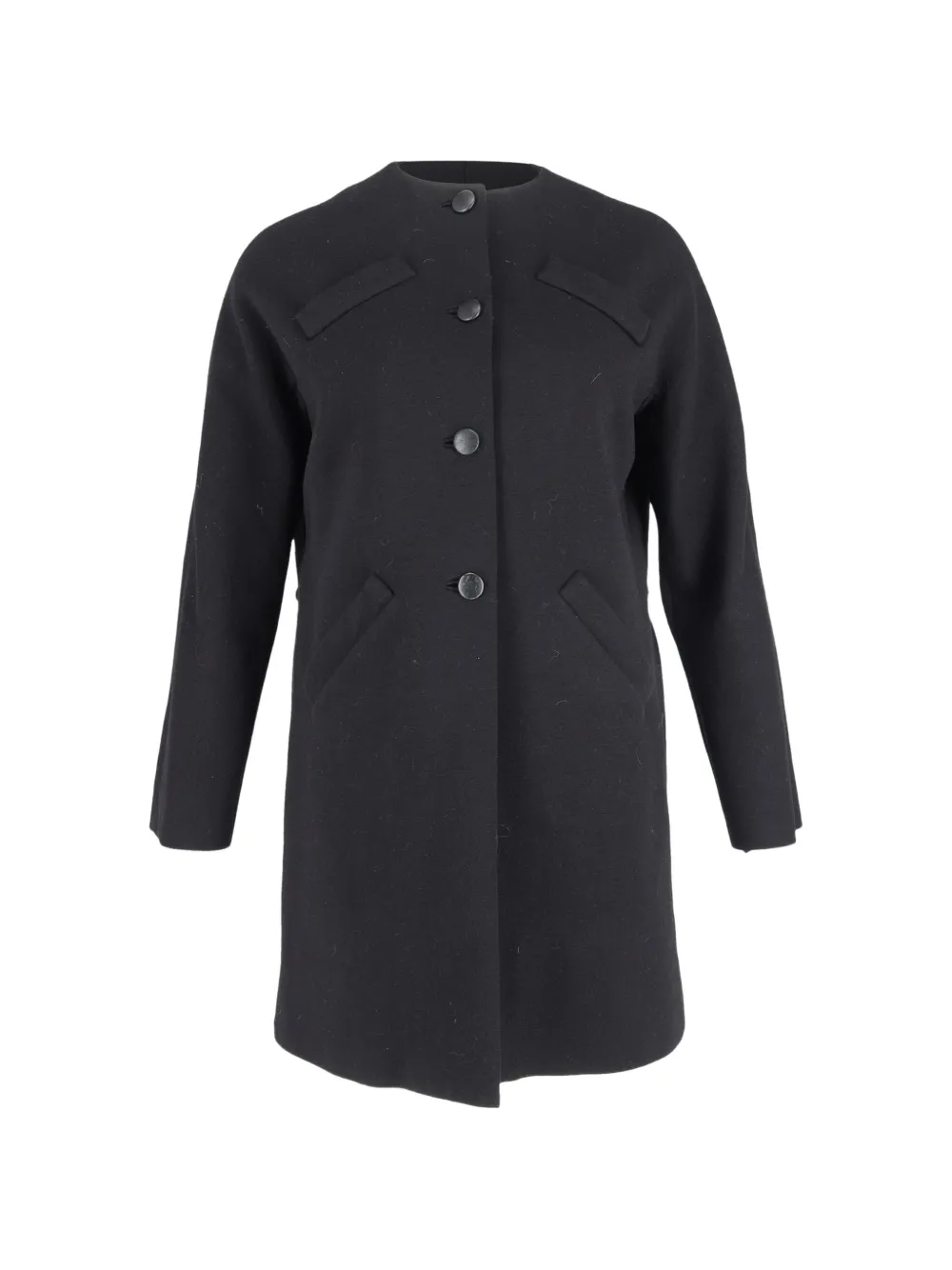 Balenciaga Pre-Owned 60s Archive button-fastening coat - Nero