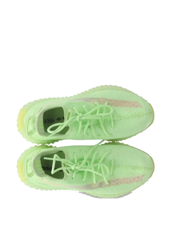 Adidas Yeezy Boost 350 v2 lace-up Fastening Sneakers | Green | FARFETCH