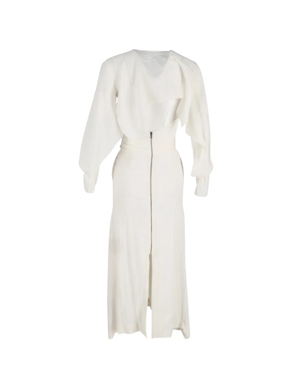 Belted V-Neck Dress