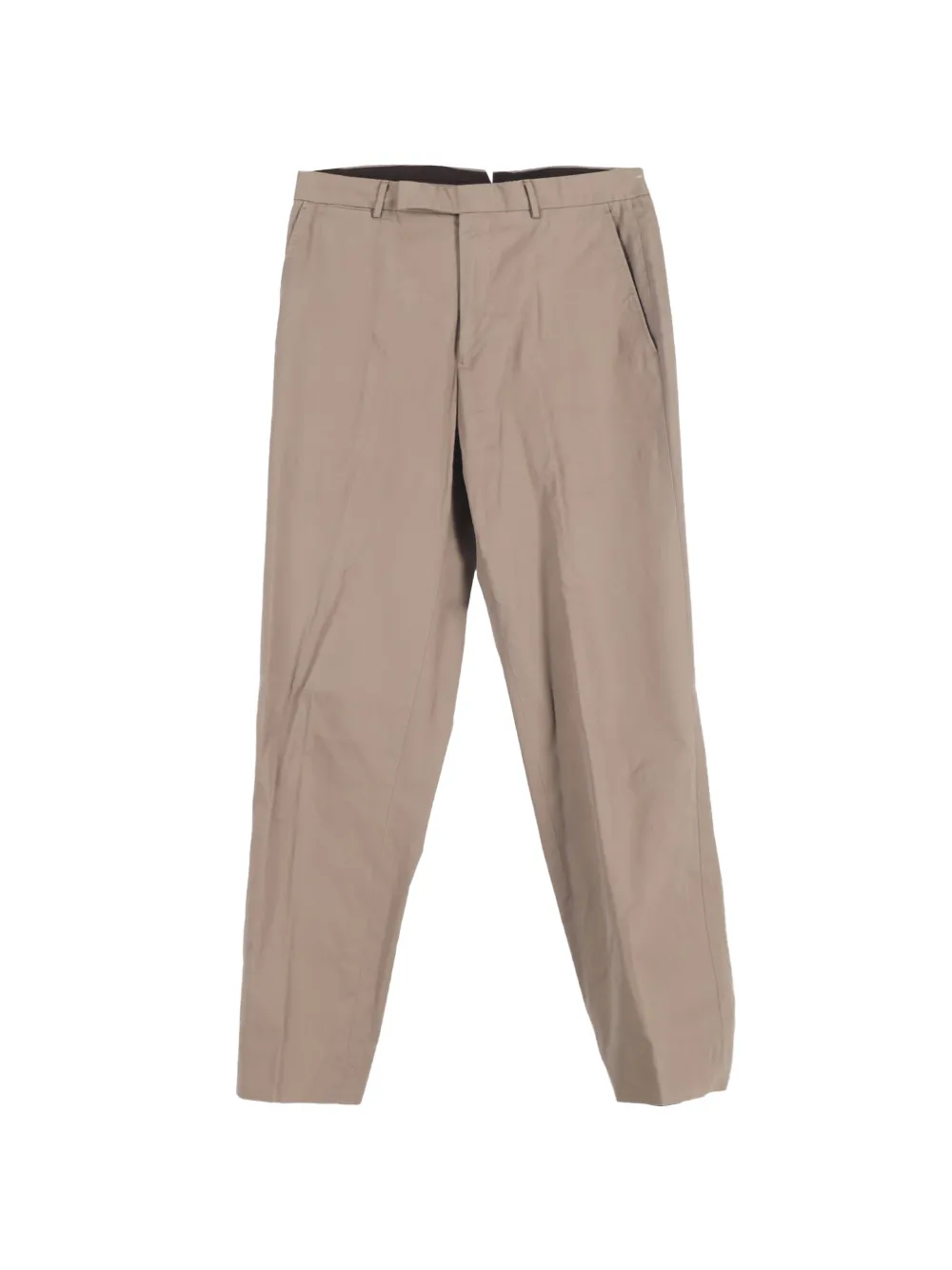 Ermenegildo Zegna Vintage belt-loops straight-leg trousers - Toni neutri