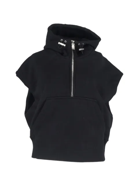Givenchy Pre-Owned half-zip short-sleeves hoodie