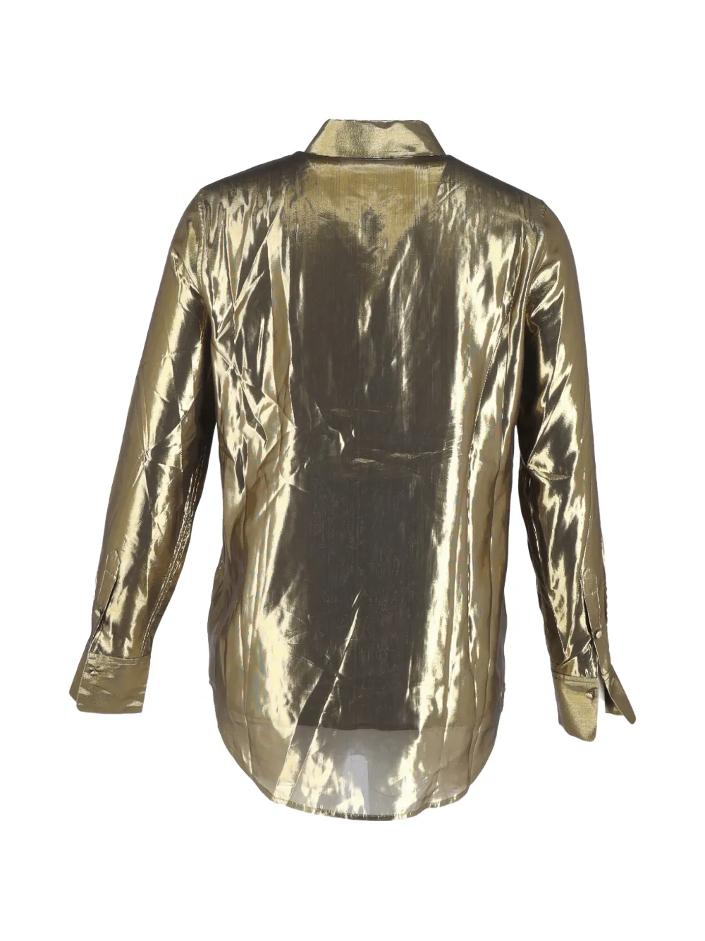 Button-Up Silk Shirt