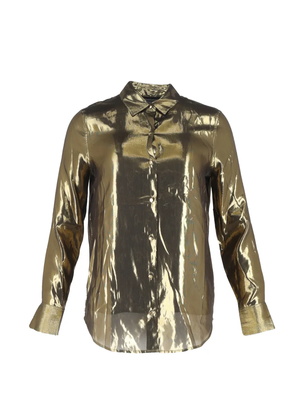Equipment button-up silk shirt - Oro