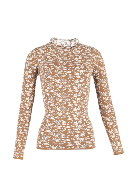 Dodo Bar Or printed long-sleeve top