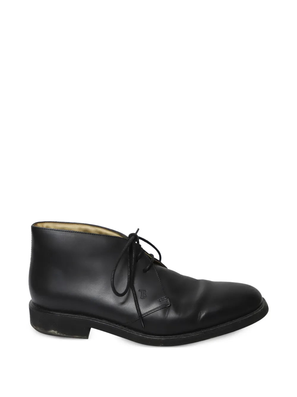 Tod's Vintage leather desert boots - Nero