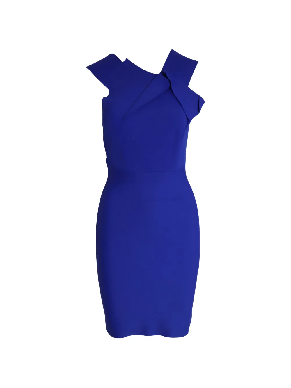 Rm By Roland Mouret asymmetric fitted dress - Blu
