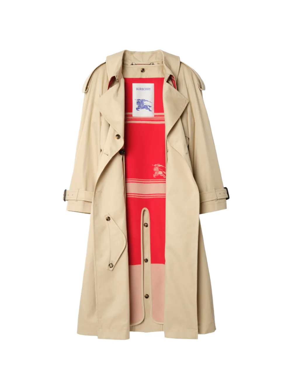 Burberry Fitzrovia trenchcoat met ceintuur Beige