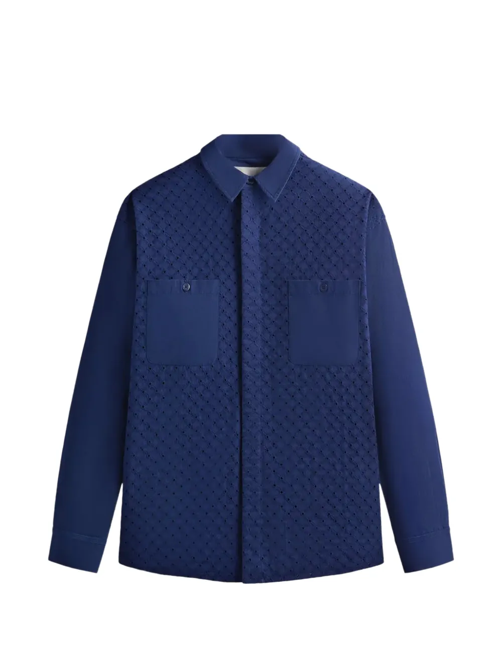 Kith Apollo Lattice Floral Shirt In Blue