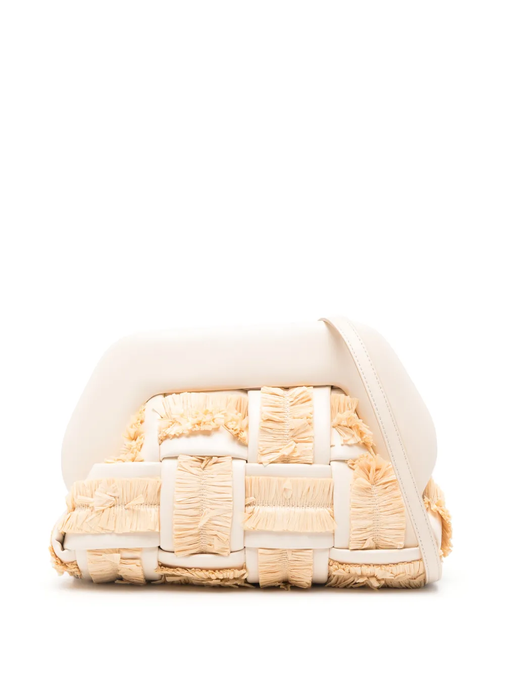 Themoirè medium Bios clutch bag - Toni neutri