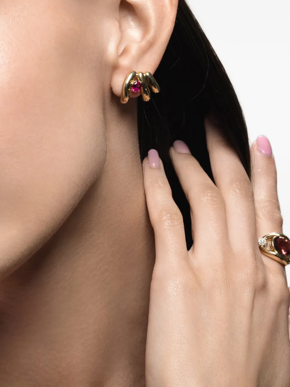 Mason and Books rubellite earrings - Oro