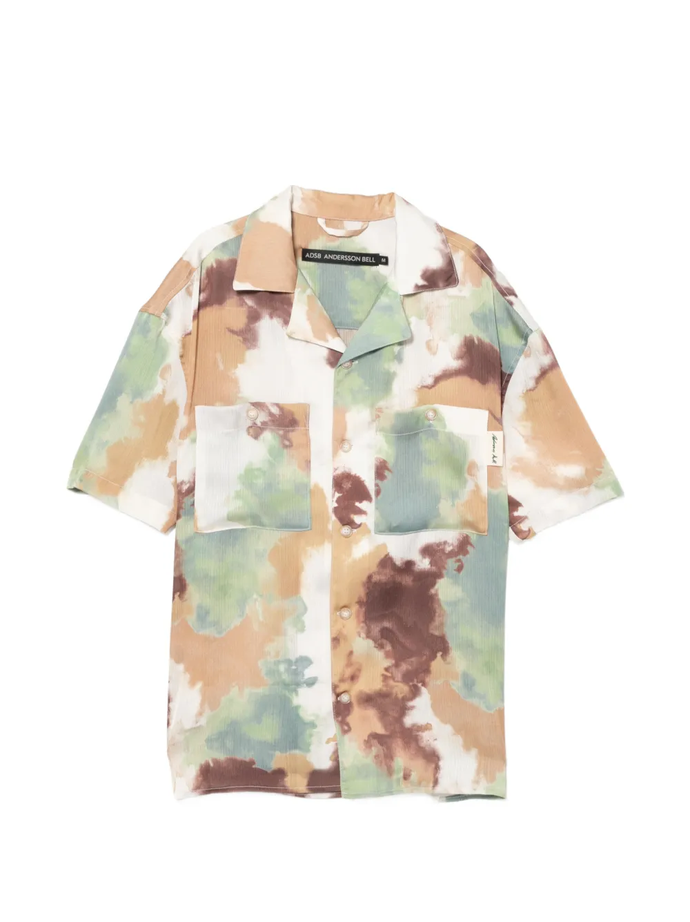 Andersson Bell Camicia con fantasia tie dye - Toni neutri