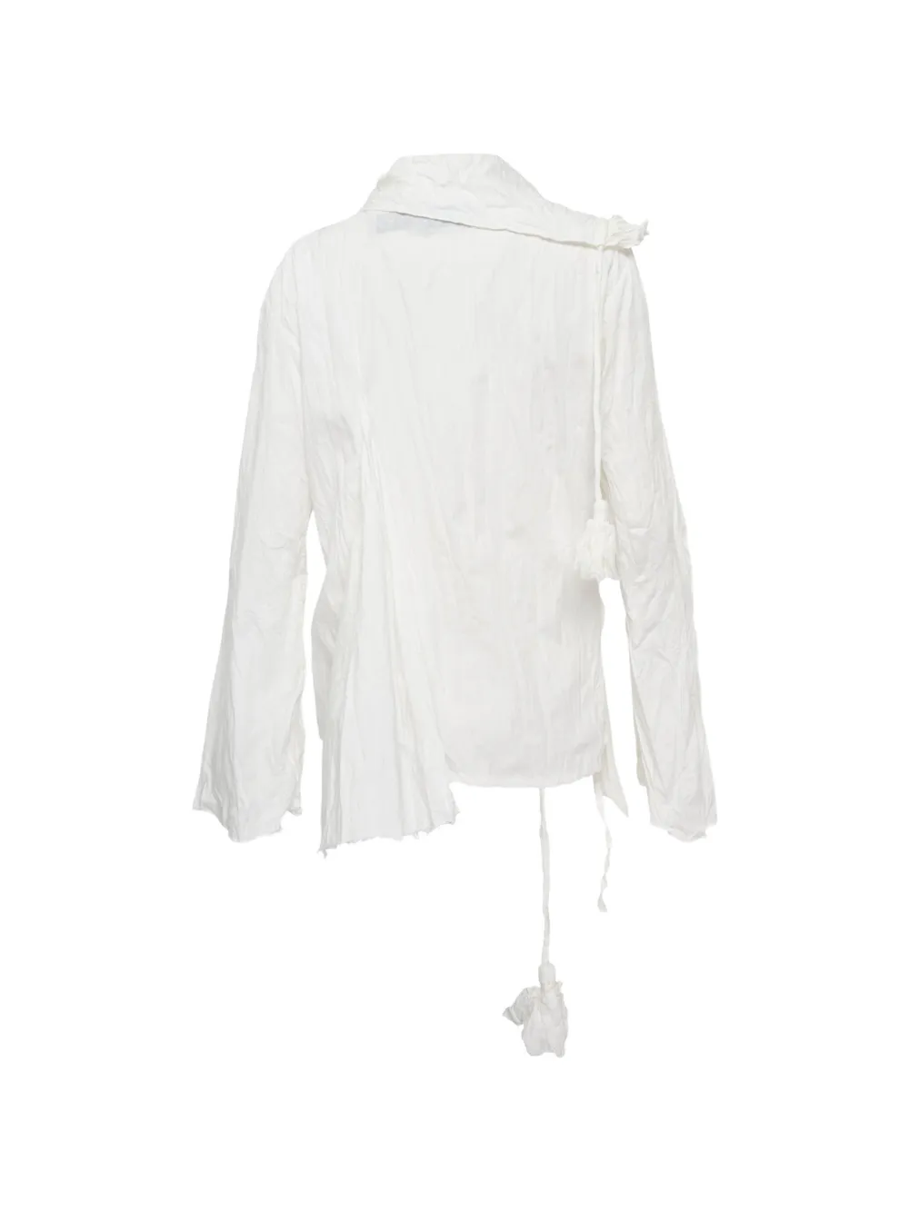 Unbalanced Ruffled Blouse