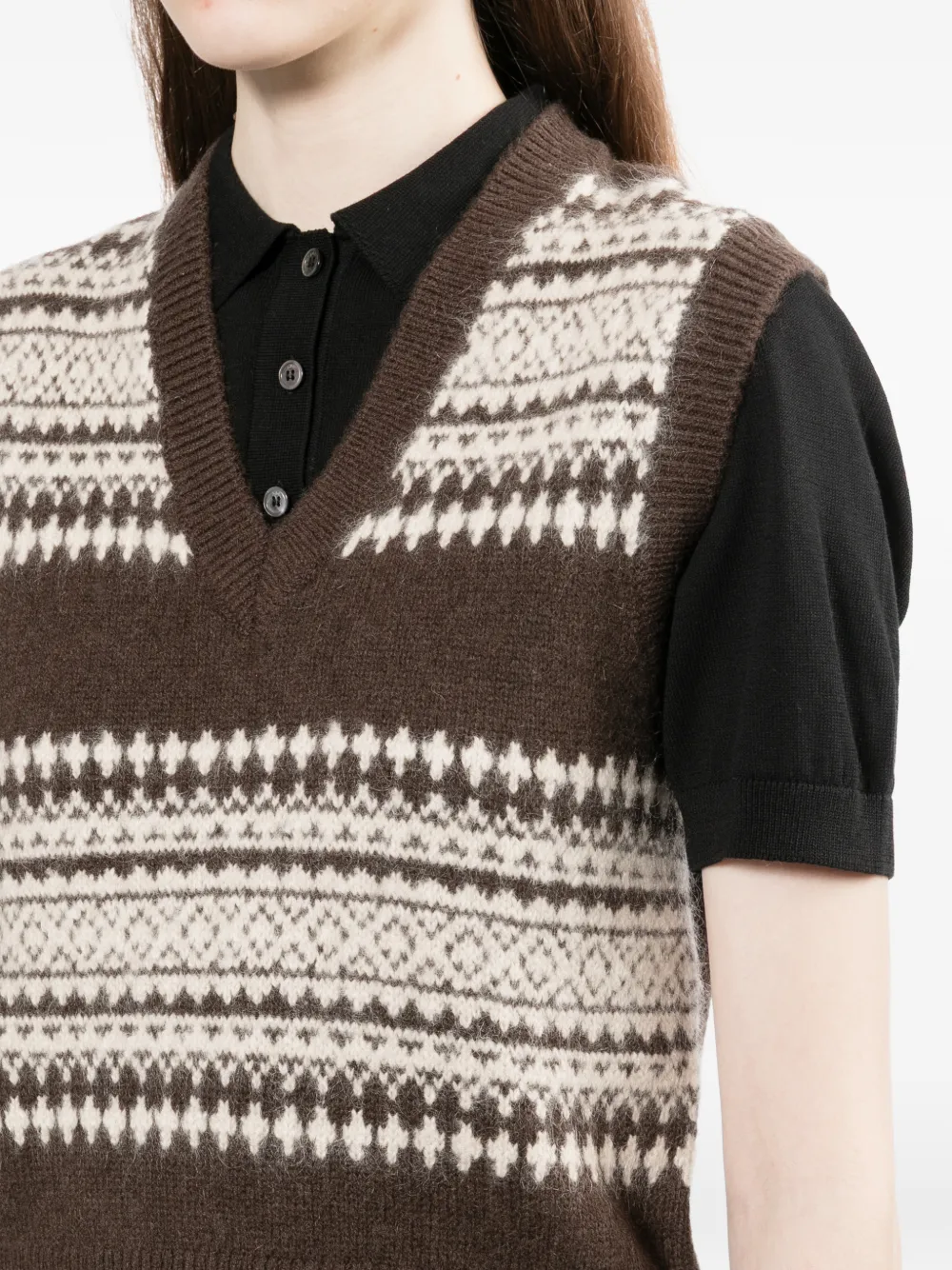 Jacquard Vest