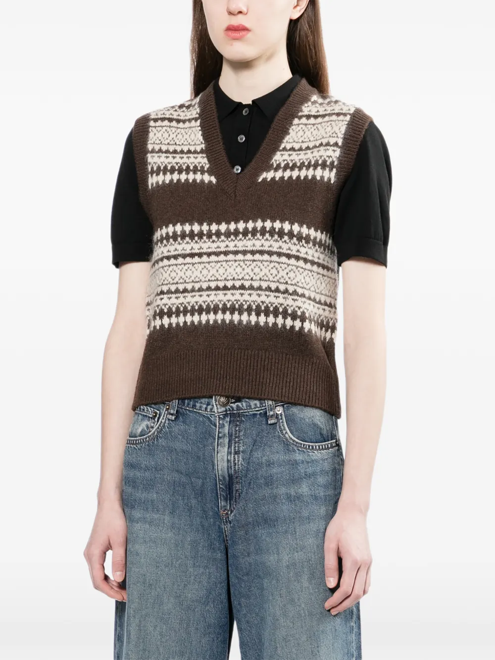 Jacquard Vest