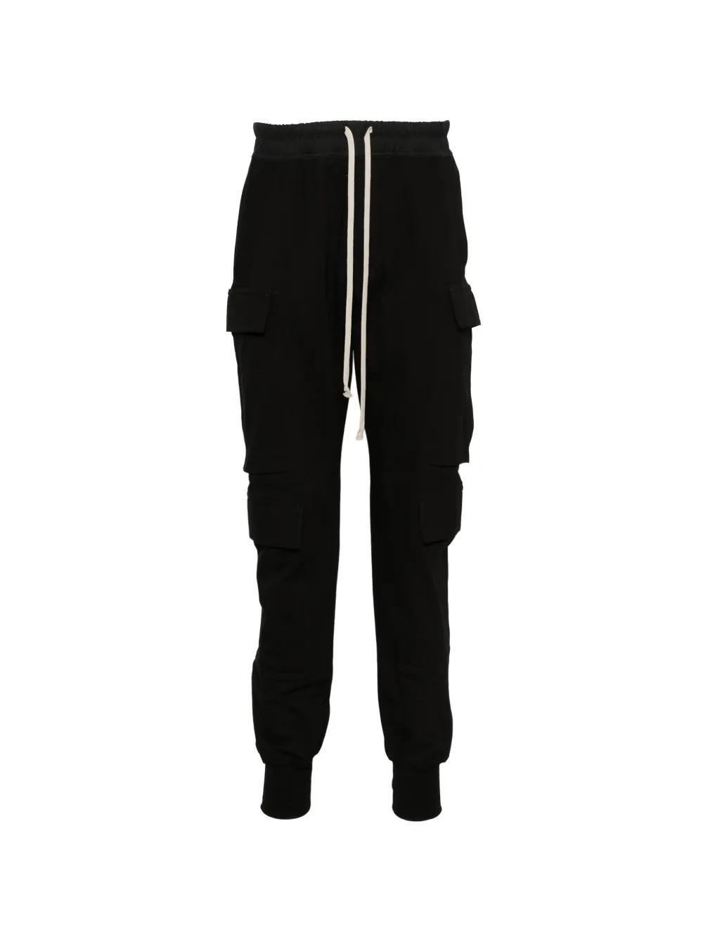 Rick Owens Mastodon drawstring cargo pants - Nero