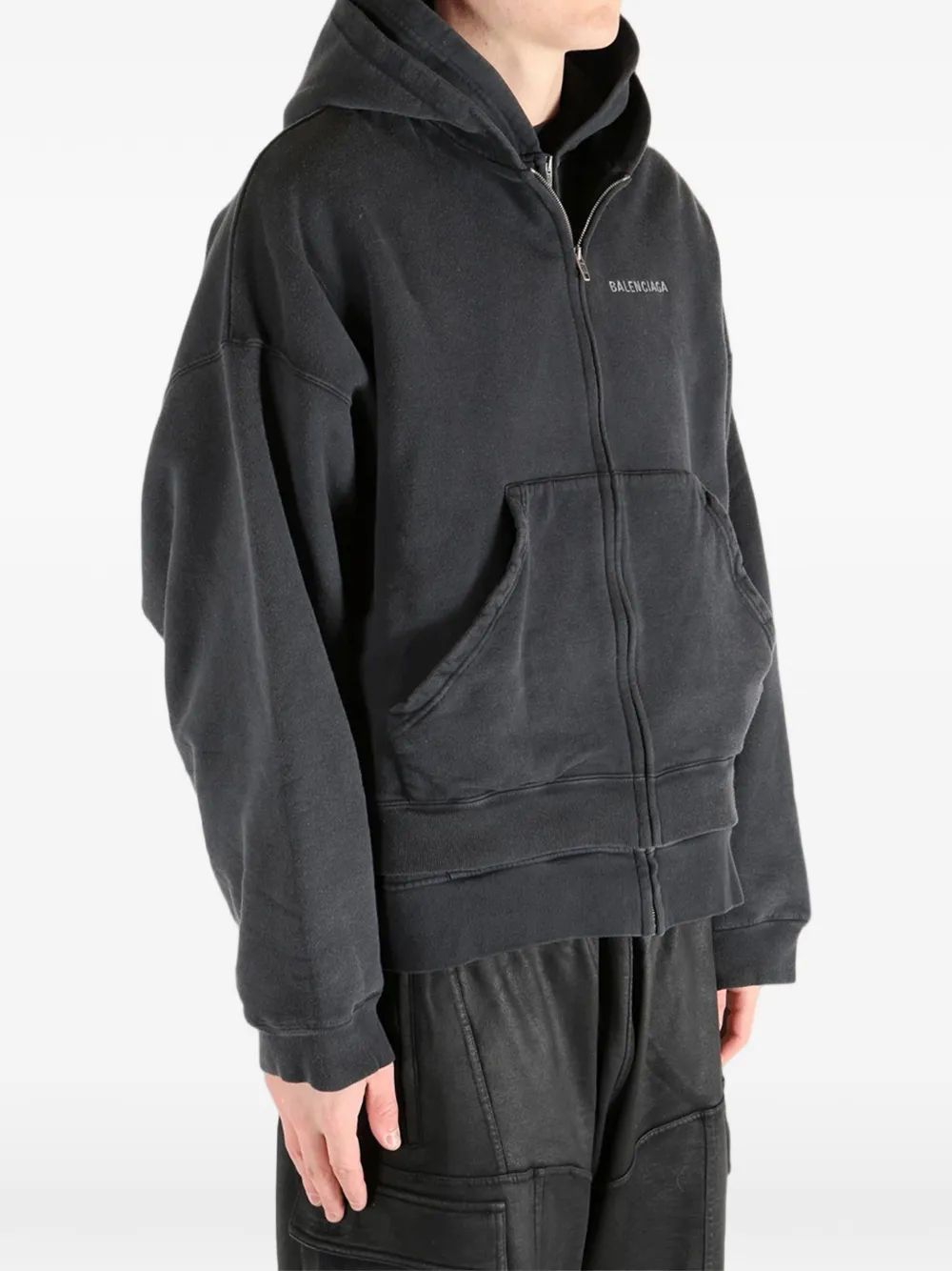 Balenciaga ジップ パーカー | グレー | FARFETCH JP