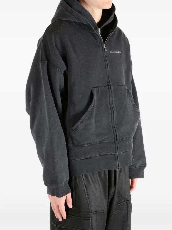 Balenciaga ジップ パーカー | グレー | FARFETCH JP