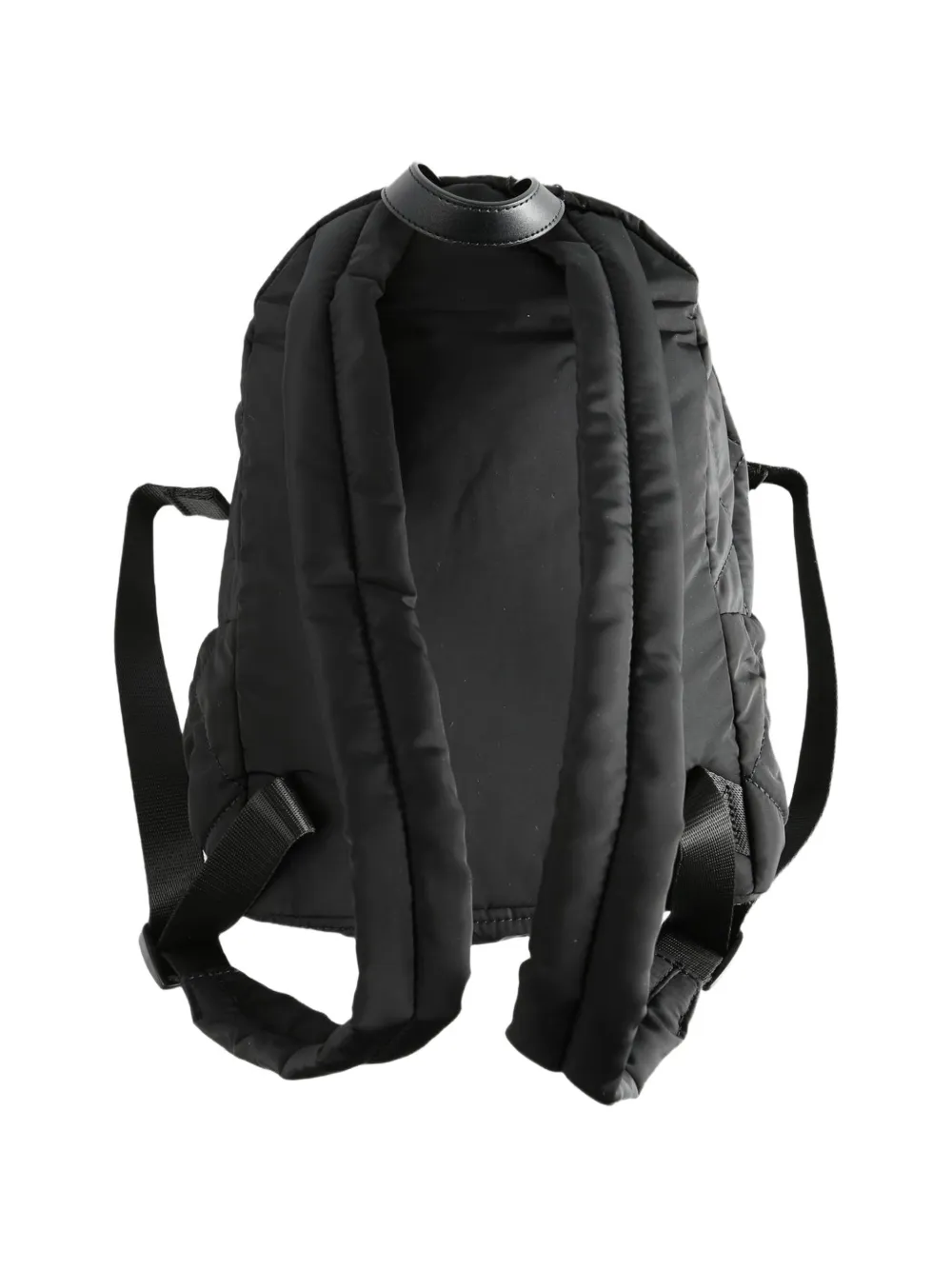 Marc Jacobs Quilted Zip Backpack In Black