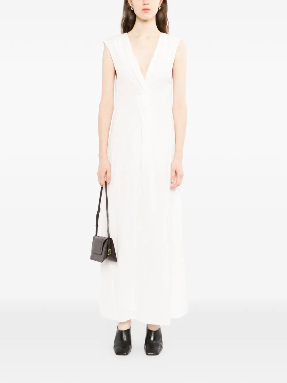RUOHAN Kiva maxi-jurk Wit