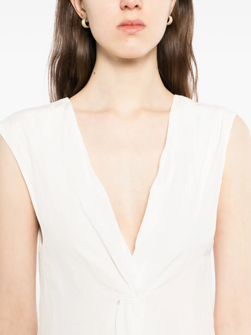 RUOHAN Kiva maxi-jurk Wit
