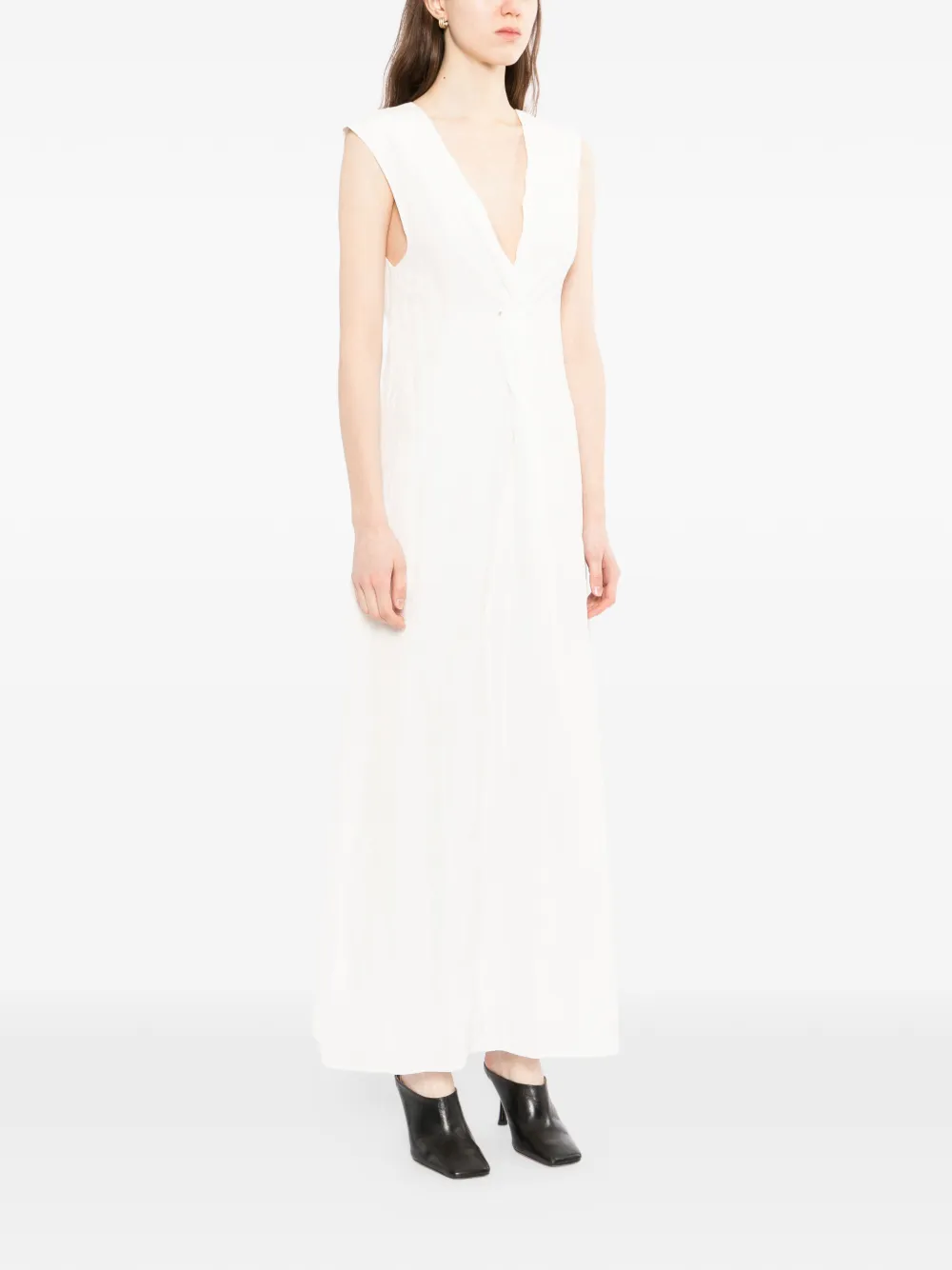RUOHAN Kiva maxi-jurk Wit