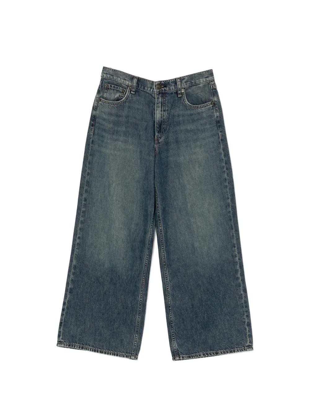 rag & bone Jeans Andi a gamba ampia - Blu