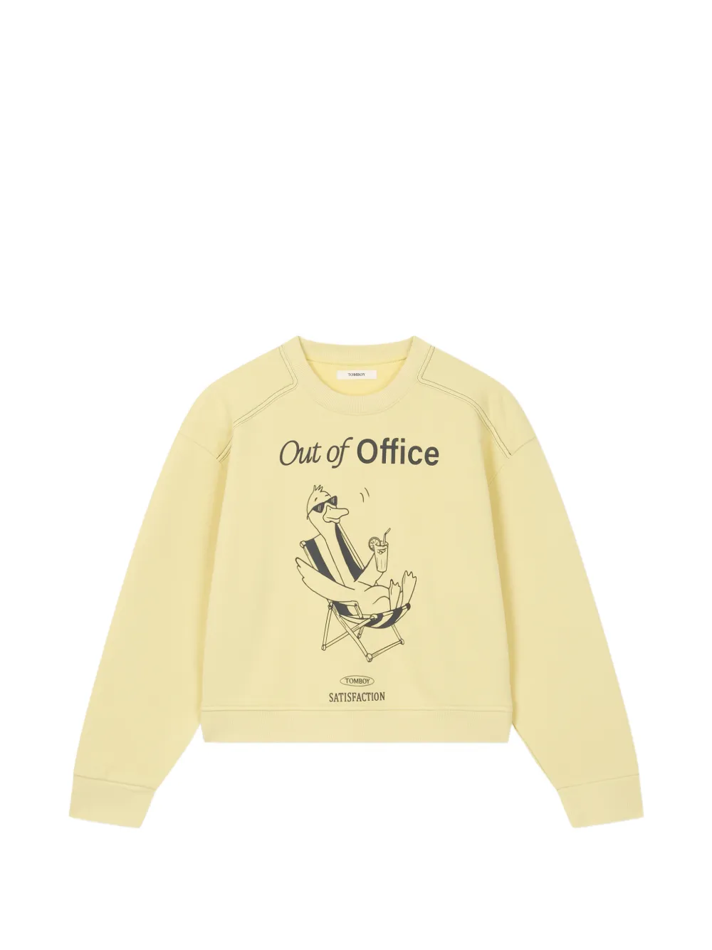 TOMBOY duck-print sweatshirt - Gelb