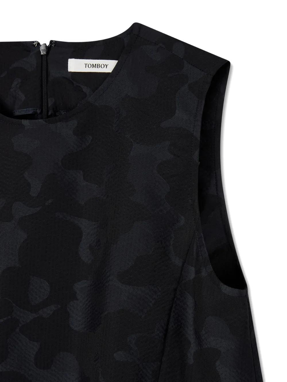 TOMBOY Mini-jurk met camouflageprint Zwart