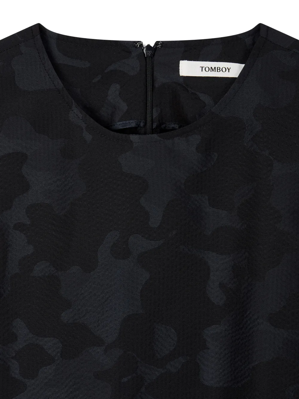 TOMBOY Mini-jurk met camouflageprint Zwart
