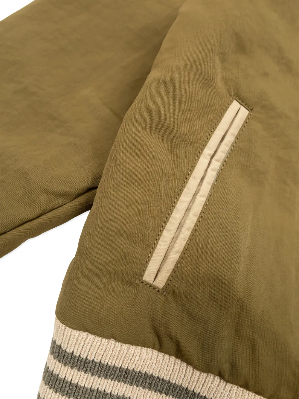 Golden Goose Kids Bomberjack met patch Groen