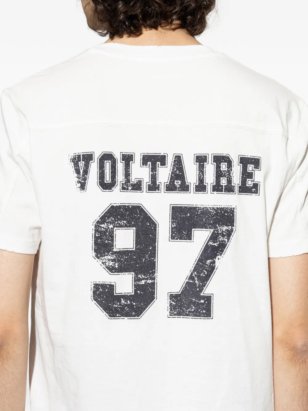 Zadig&Voltaire Tommy T-shirt met print Beige