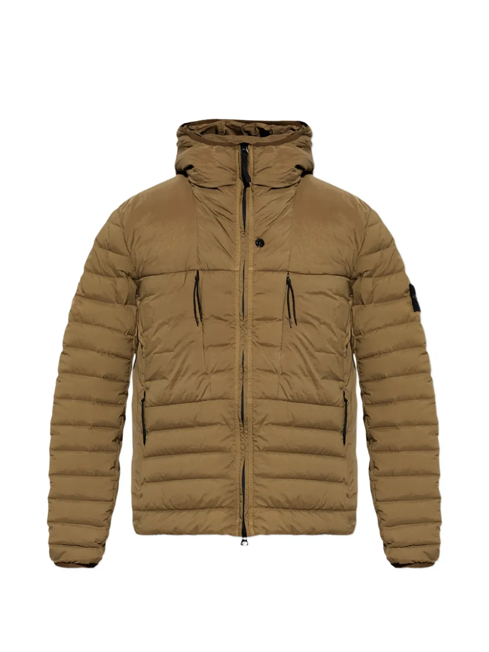 Stone Island hooded padded jacket - Green