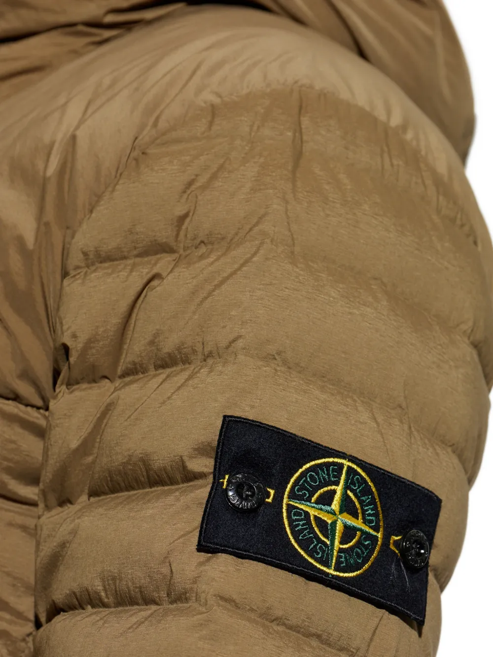 Stone Island 4100107 nylon Down-TC jack Groen