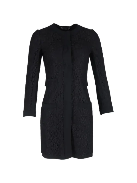 Dolce & Gabbana Pre-Owned lace collarless coat