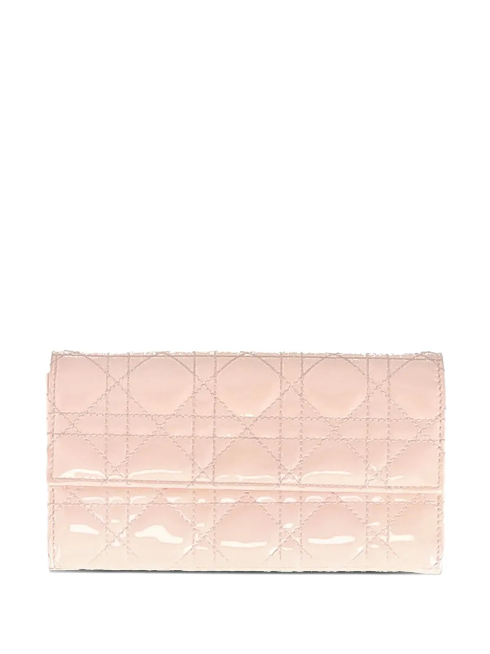 Pre-owned Dior Lady  Wallet In Pink
