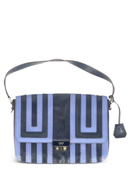 Anya Hindmarch patterned flap shoulder bag