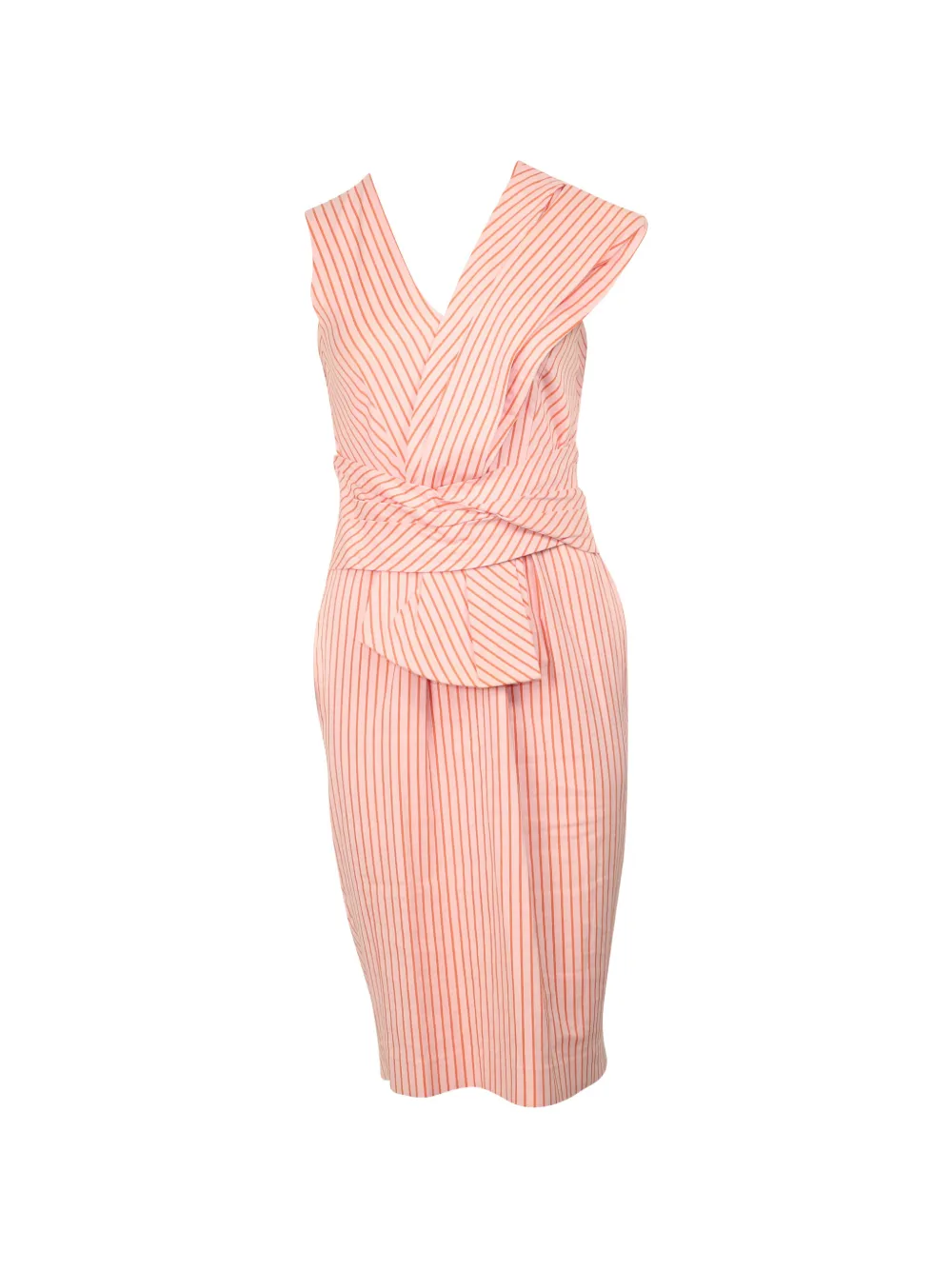 Sportmax Vintage striped midi dress - Rosa