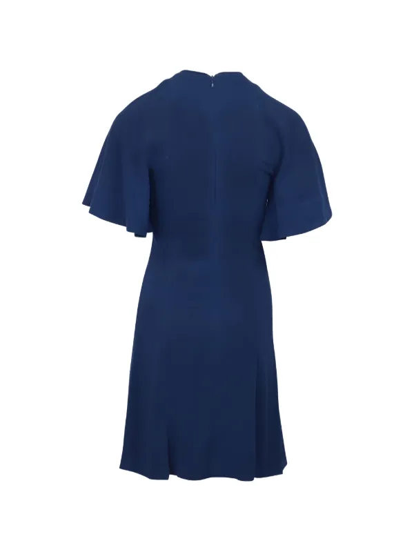 sandro short sleeve dress SANDRO Yoko short-sleeve Dress | Blue