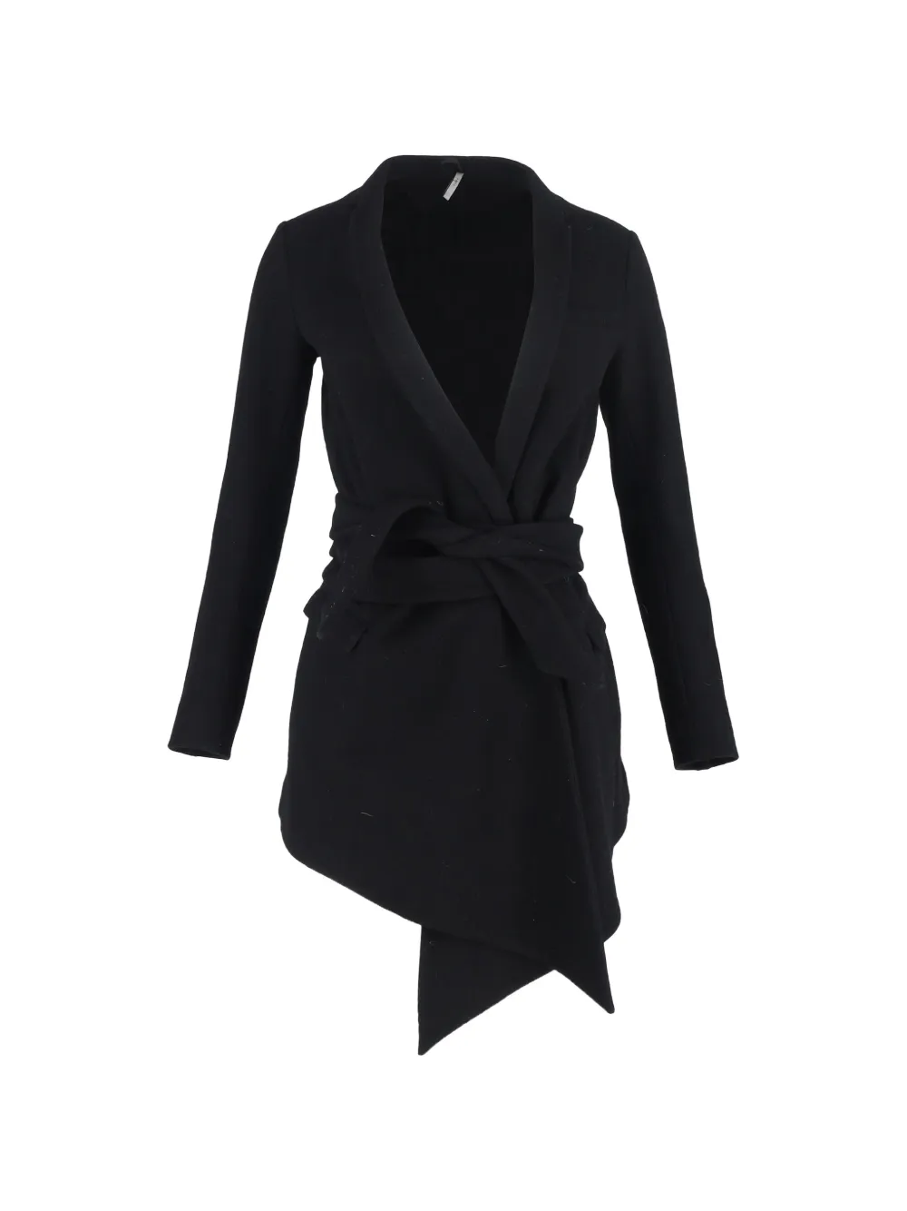 Christian Dior Pre-Owned asymmetric coat - Nero