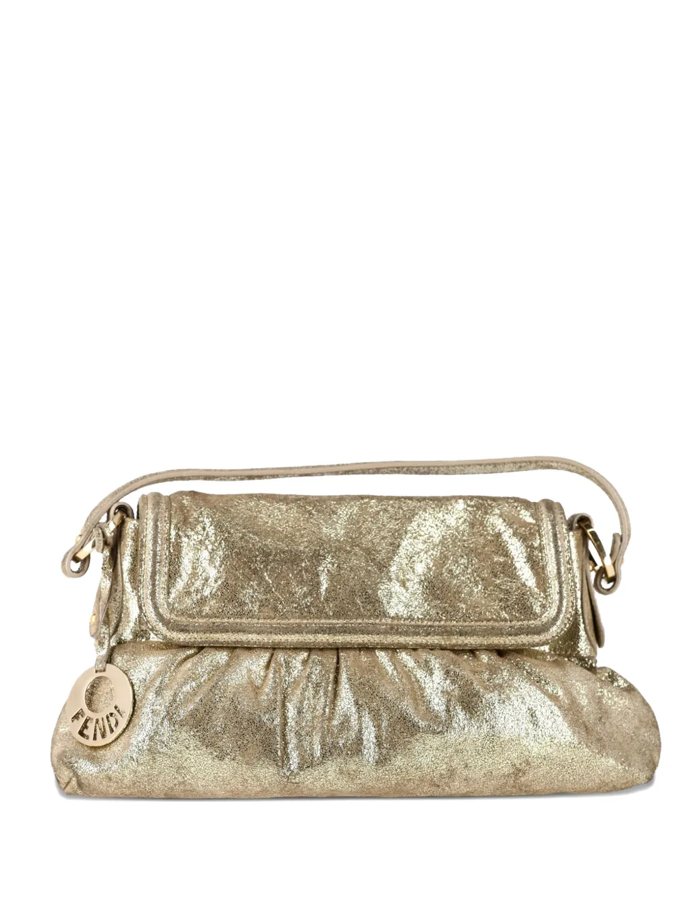 Fendi Pre-Owned Chef metallic shoulder bag - Oro