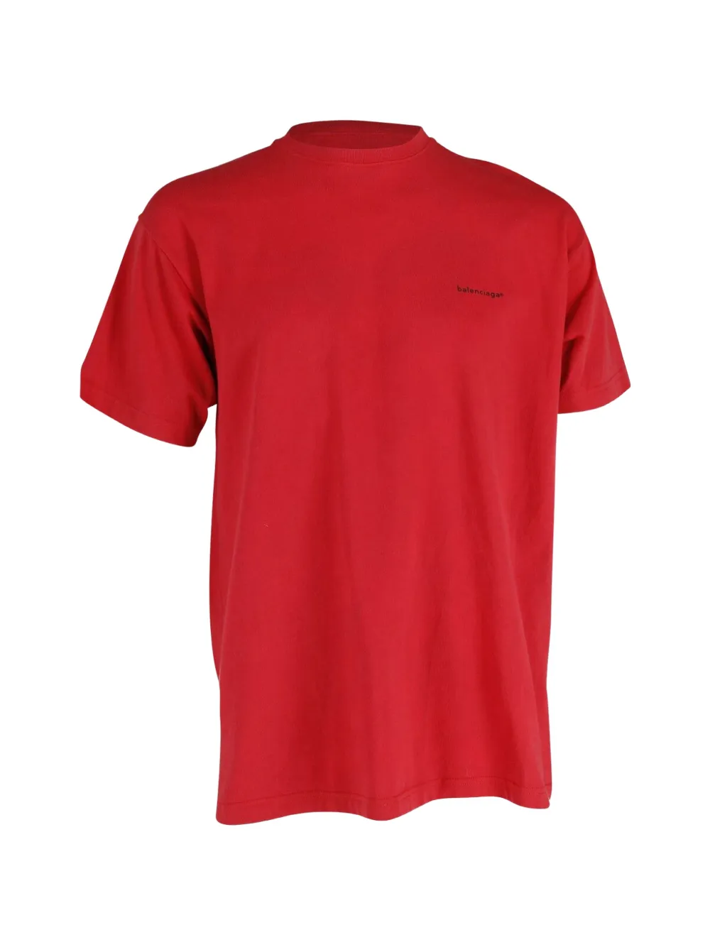 Balenciaga Pre-Owned short-sleeve logo T-shirt – Red