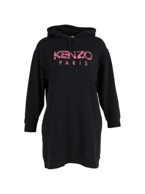 Kenzo Pre-Owned logo-detail hooded dress