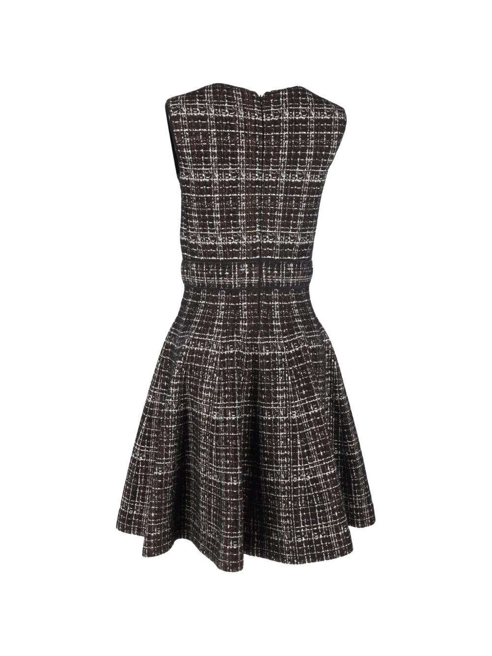 Flared Plaid Dress