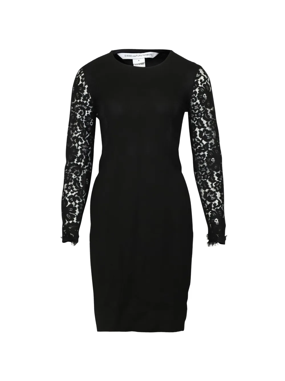 Diane Von Furstenberg Vintage long-sleeve dress - Nero