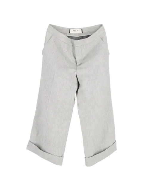 Marni Pre-Owned folded-hem trousers